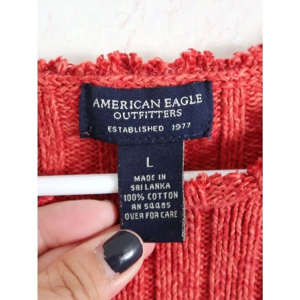 American Eagle Ribbed Sweater - Size Large - Picture 8 of 9